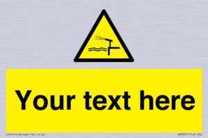 Custom warning water cannon